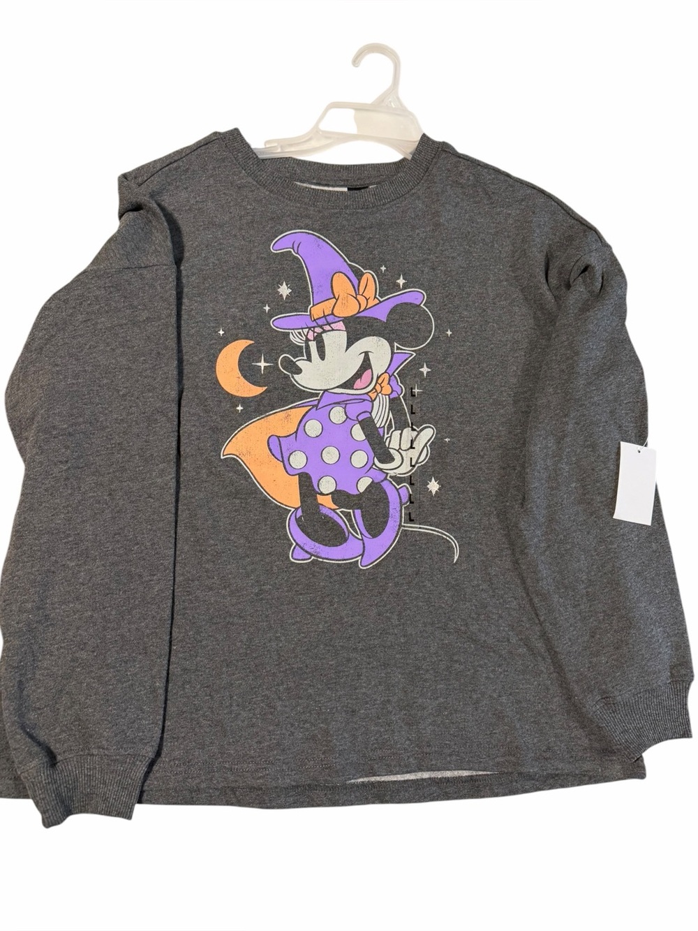 BRAND NEW Disney Women's Minnie Mouse Halloween Sweatshirt
